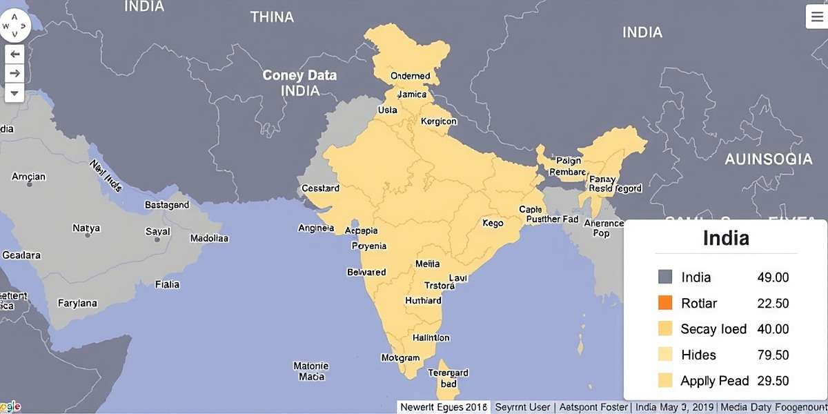 Econ Explorer India User Distribution Econ Explorer India user distribution map across major Indian cities